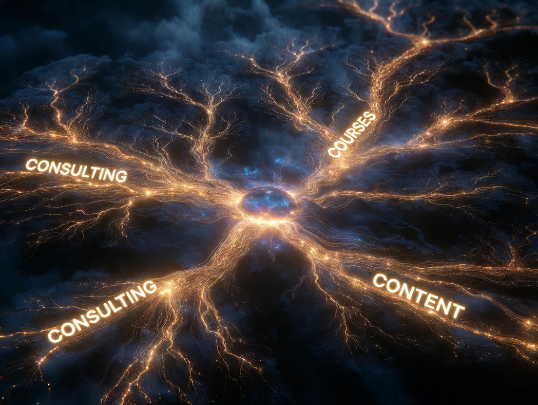 變現路徑：知識付費 × 顧問 × 接案