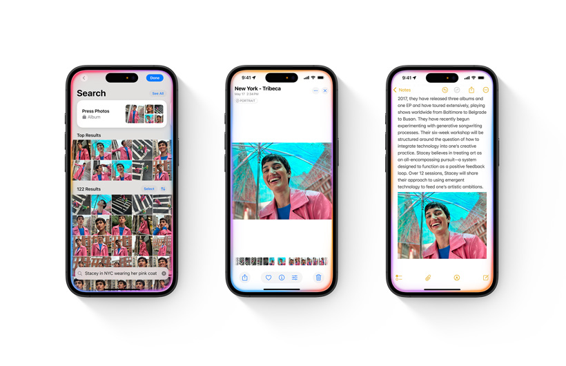 Siri 跨 App 整合：直接在不同應用之間完成任務（圖片來源：Apple）